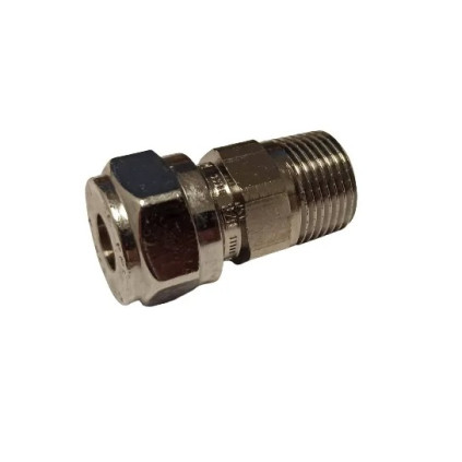 Overgang 8mm rør x 3/8" utv