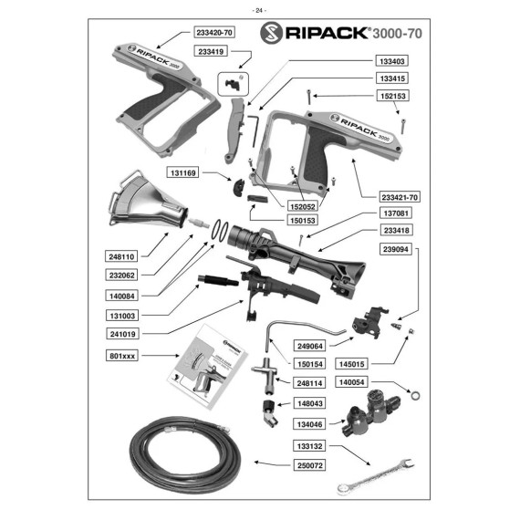 Ripack 3000 Plastkrympebrenner