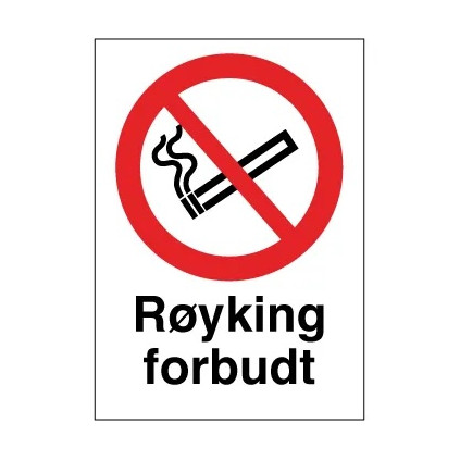 Skilt Røyking Forbudt